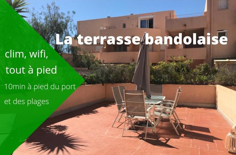 La terrasse bandolaise tout à pied, wifi, clim, parking Extérieur photo